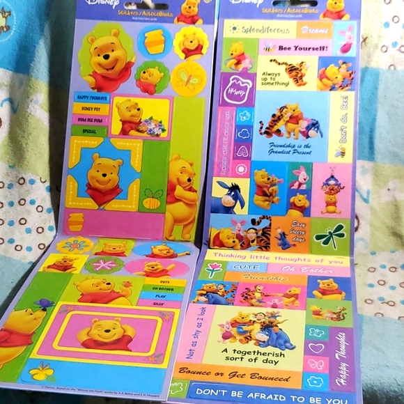Disney Winne the Pooh stickers - Picture 1 of 2